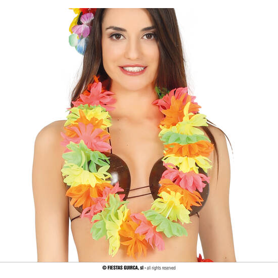 COLLAR HAWAIANO MULTICOLOR NEON image 0