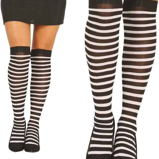 MEDIAS BLANCAS CON RAYAS image 0
