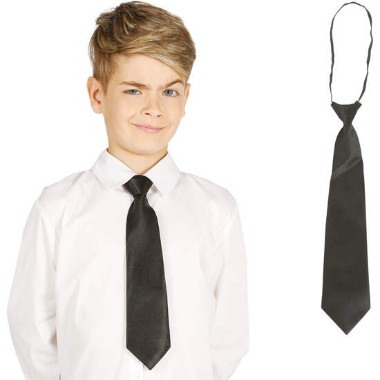 CORBATA NEGRA 30 CMS.INFANTIL image 0
