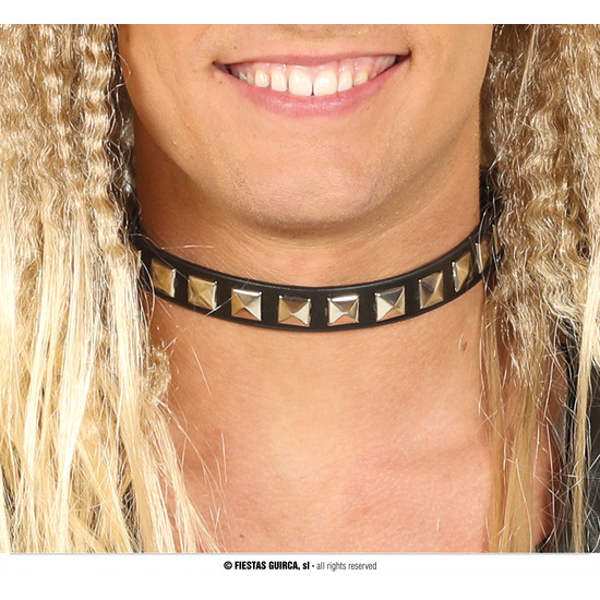 COLLAR PUNK NEGRO 44 CMS. image 0