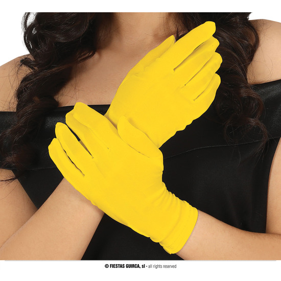 GUANTES AMARILLOS 20 CMS. image 0