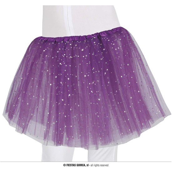 TUTU ESTRELLAS, LILA, INFANTIL, 30 CMS image 0