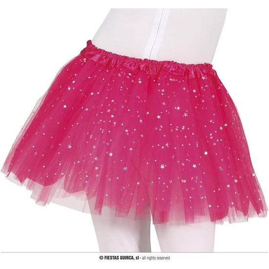 TUTU ESTRELLAS, FUCSIA, INFANTIL, 30 CMS image 0