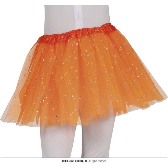 TUTU ESTRELLAS, NARANJA, INFANTIL, 30 CMS image 0