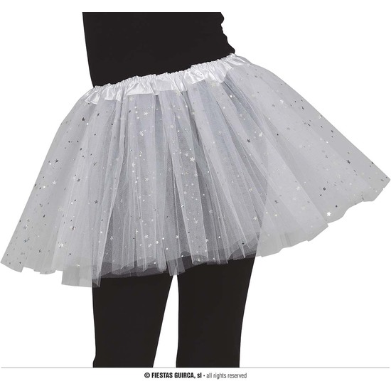 TUTU ESTRELLAS, BLANCO, INFANTIL, 30 CMS image 0