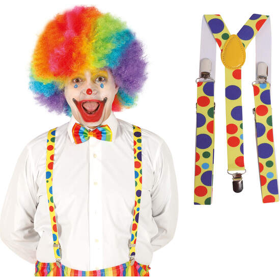 TIRANTES PAYASO CON TOPOS image 0
