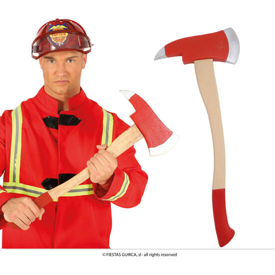 HACHA BOMBERO 60 CMS. image 0