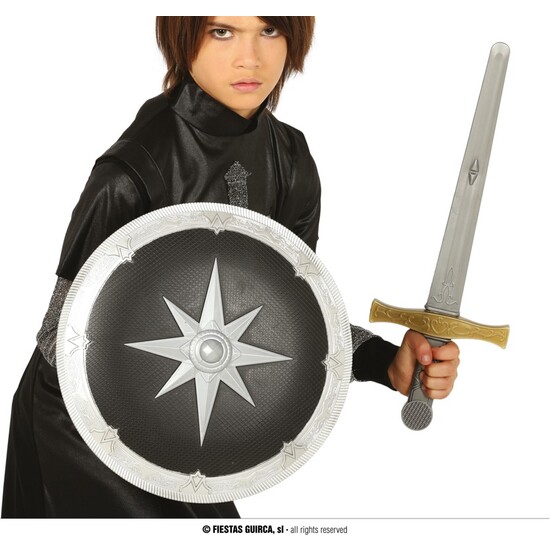 ESCUDO 35 CMS.Y ESPADA 50 CMS.MEDIEVAL image 0