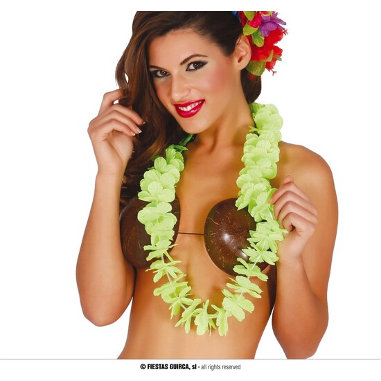 COLLAR HAWAIANO VERDE LIMA image 0