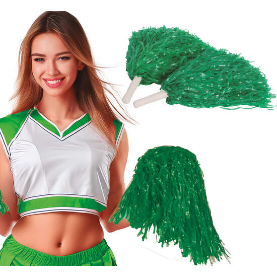 CARTON 2 POM-POM VERDES 80 GR. image 0