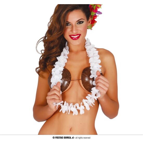 COLLAR HAWAIANO BLANCO image 0