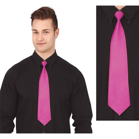 CORBATA FUCSIA 45 CMS. image 0