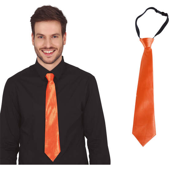 CORBATA NARANJA 45 CMS. image 0