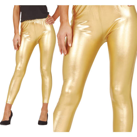 LEGGINS METALIZADOS ORO image 0