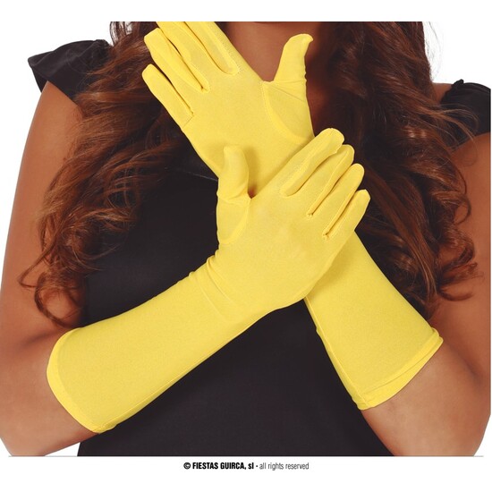 GUANTES AMARILLOS 42 CMS. image 0