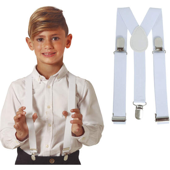 TIRANTES BLANCOS INFANTILES image 0
