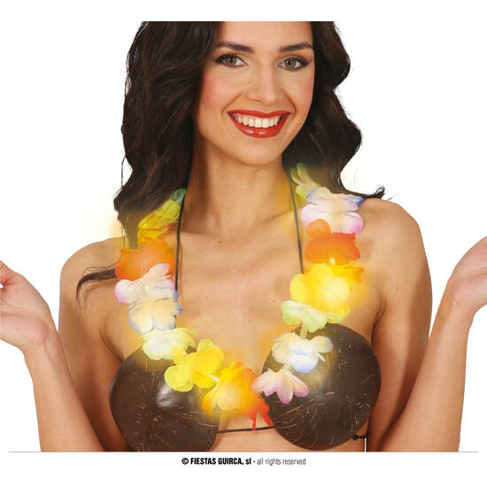 COLLAR HAWAIANO CON LUCES image 0