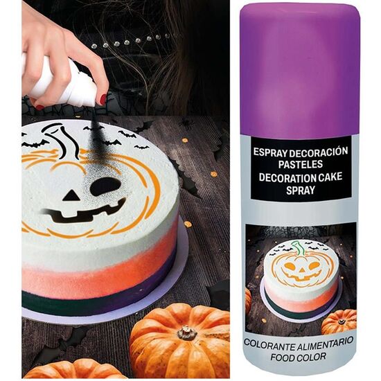 ESPRAY DECORACION PASTELES, LILA, 100 ML image 0