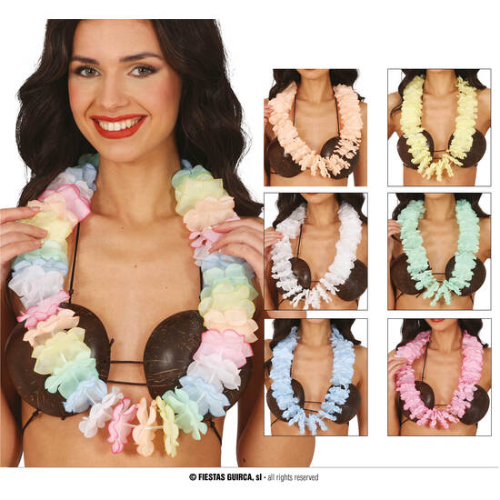 COLLAR HAWAIANO SURTIDOS (FLOR 6.5 CMS) image 0