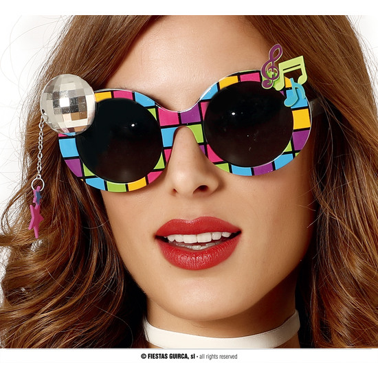 GAFAS CON BOLA DISCOTECA image 0