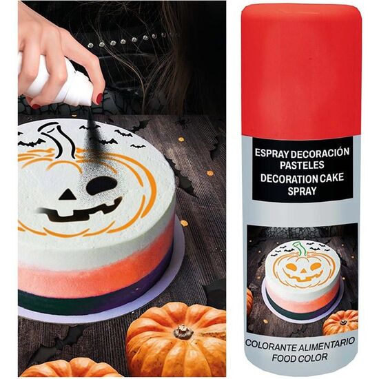 ESPRAY DECORACION PASTELES, ROJO, 100 ML image 0