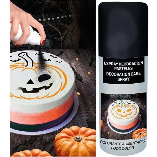 ESPRAY DECORACION PASTELES, NEGRO, 100 ML image 0