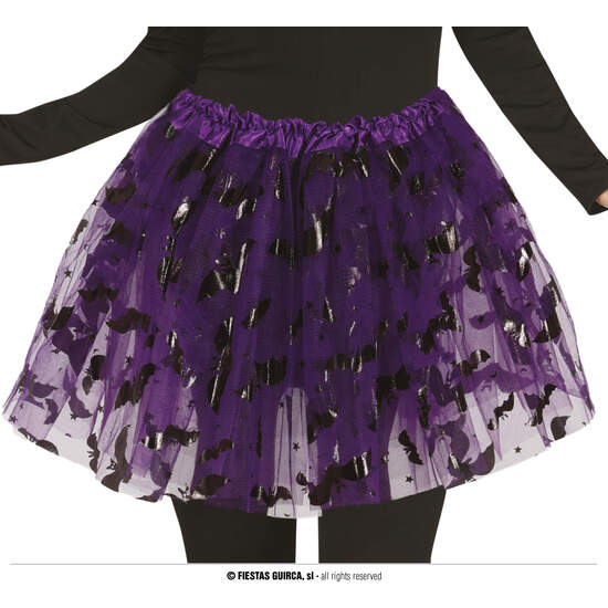 TUTU LILA DECORADO HALLOWEEN, 40 CMS image 0