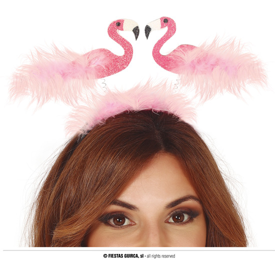 DIADEMA FLAMENCOS CON PLUMAS image 0