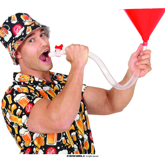 TUBO CON EMBUDO PARTY, 70 CMS image 0