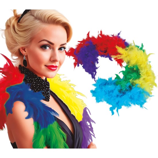 BOA PLUMA MULTICOLOR (40 GRAMOS) image 0