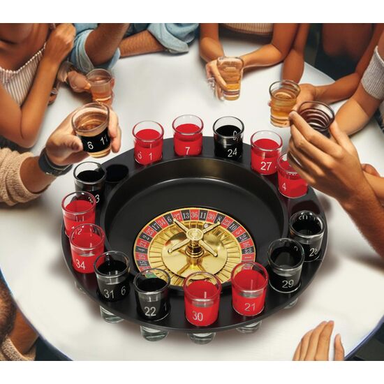 RULETA 29 CMS CON 16 VASOS DE 4.5 CMS image 0