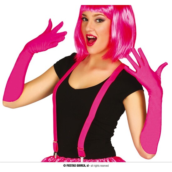 GUANTES FUCSIA 42 CMS. image 0