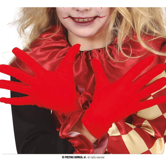 GUANTES INFANTILES ROJOS 18 CM image 0