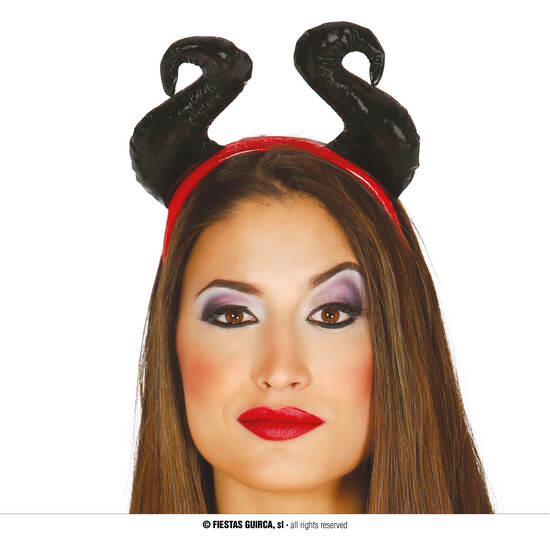 DIADEMA CUERNOS NEGROS image 0