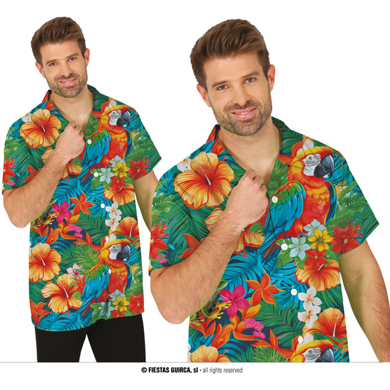 CAMISA FLORES, ADULTO, 48 – 50 (M) image 0