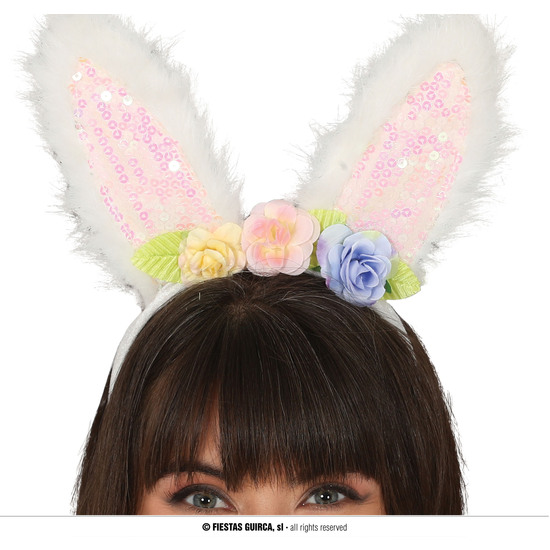 DIADEMA CONEJITA LENTEJUELAS image 0