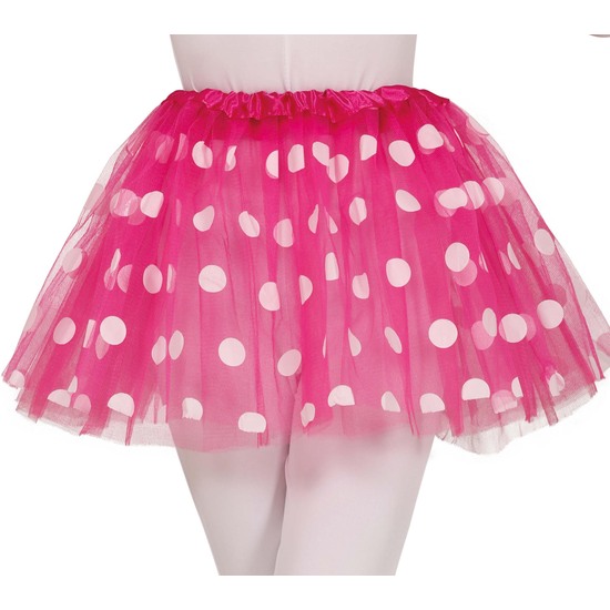 TUTU ROSA CON TOPOS 30 CMS, INFANTIL image 0