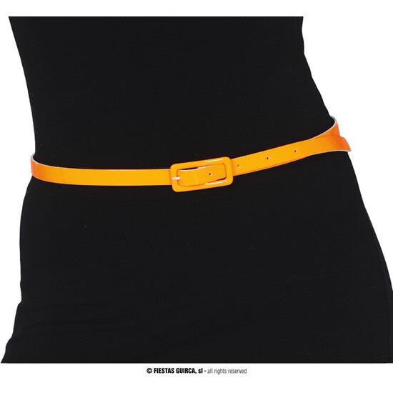 CINTURON 110 CMS NEON NARANJA image 0