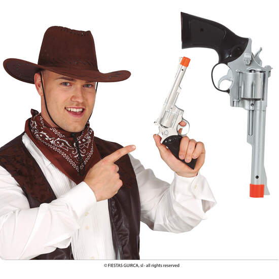 PISTOLA VAQUERO PLATA 32 CMS image 0