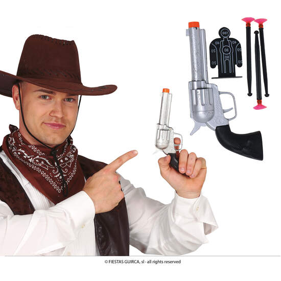 PISTOLA VAQUERO PLATA 24 CMS image 0