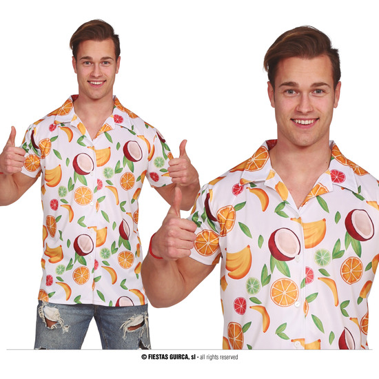CAMISA HAWAIANA FRUTAS, ADULTO, 48 – 50 (M) image 0