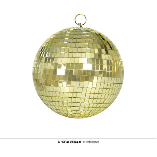 BOLA ESPEJOS ORO,  DISCOTECA 70S 200 M/M image 0
