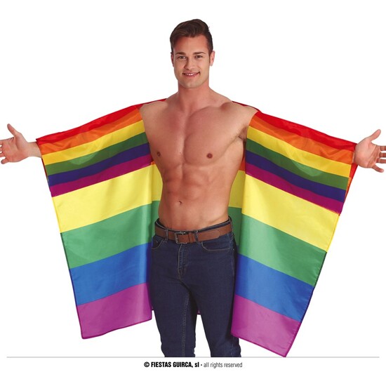 BANDERA/CAPA ARCOIRIS 145 X 90 CMS. image 0