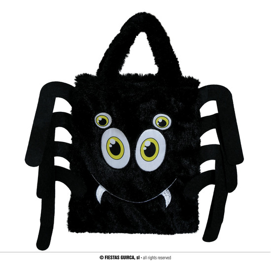 CESTA PELUCHE ARAÑA 19X23 CMS image 0