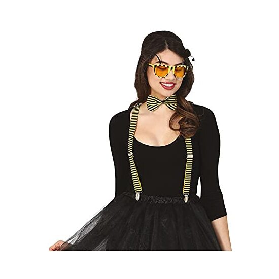 CONJUNTO ABEJITA (GAFAS, PAJARITA Y TIRANTES) image 0