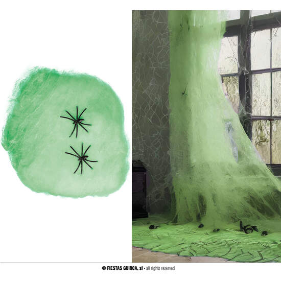 BOLSA TELARAÑA VERDE 100 GR image 0