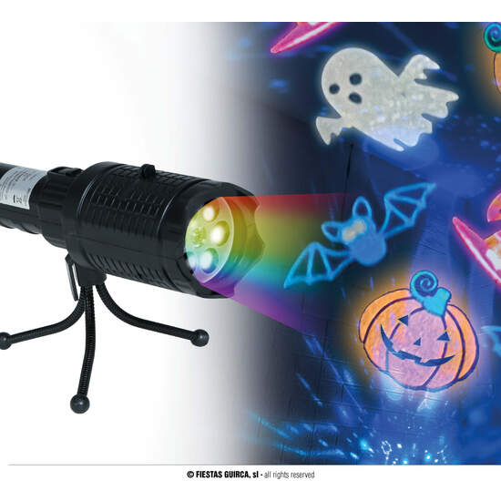 PROYECTOR LED 22 CMS CON TRIPODE PILAS/USB image 0