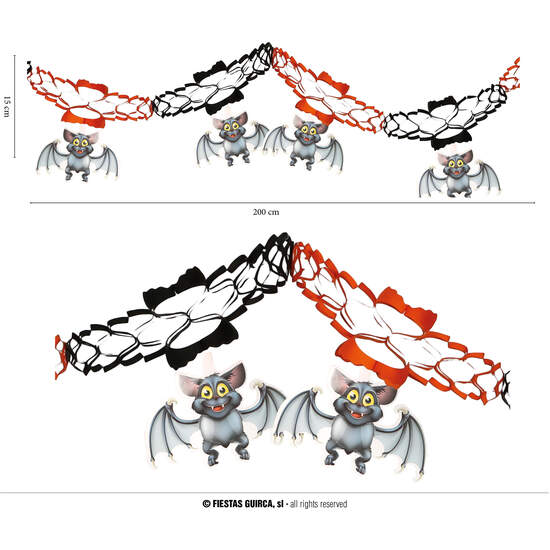 GUIRNALDA MURCIELAGO 14.5X200CM. image 0