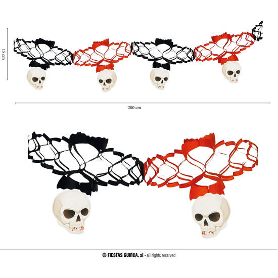 GUIRNALDA CALAVERA 14.5X200 CMS. image 0