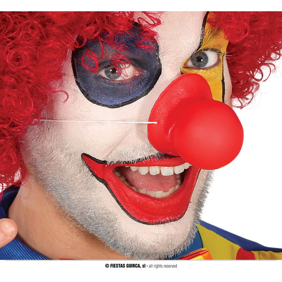 NARIZ PAYASO LATEX, CON SONIDO image 0